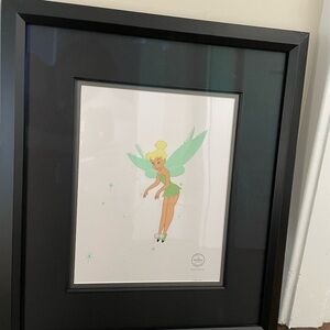 Disney Tinker Bell Art Print — Green, Yellow, Black